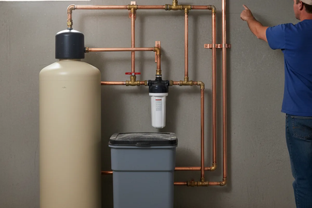 Whole-house water treatment system installed in Elwin